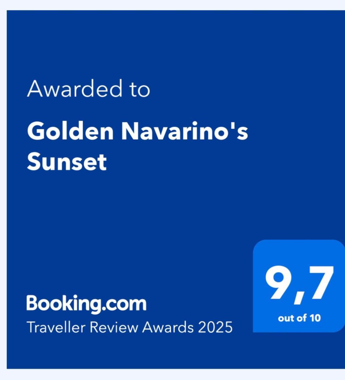 Golden Navarino's Sunset Pylos Exteriör bild
